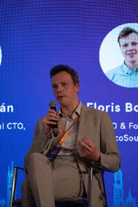 Floris Bosteels during the EESA Summit 2026 panel discussion